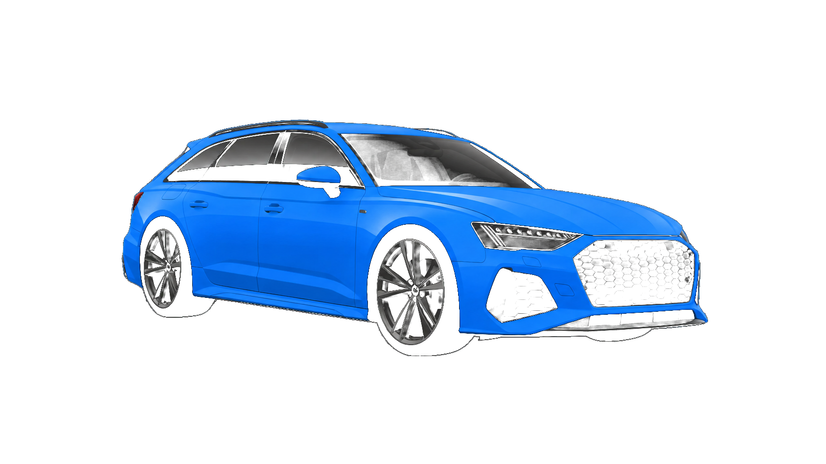 Audi RS6 Avant — Full Car PPF coverage